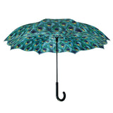 Umbrella - Reverse Close Peacock