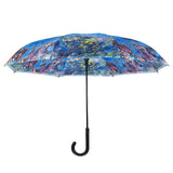 Umbrella - Reverse Close Monet Wisteria