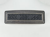 Barrette - Pewter and Leather