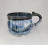 Liscom Hill Pottery - Black and Blue Soup Mug