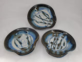 Liscom Hill Pottery - Black and Blue Spoon Rest