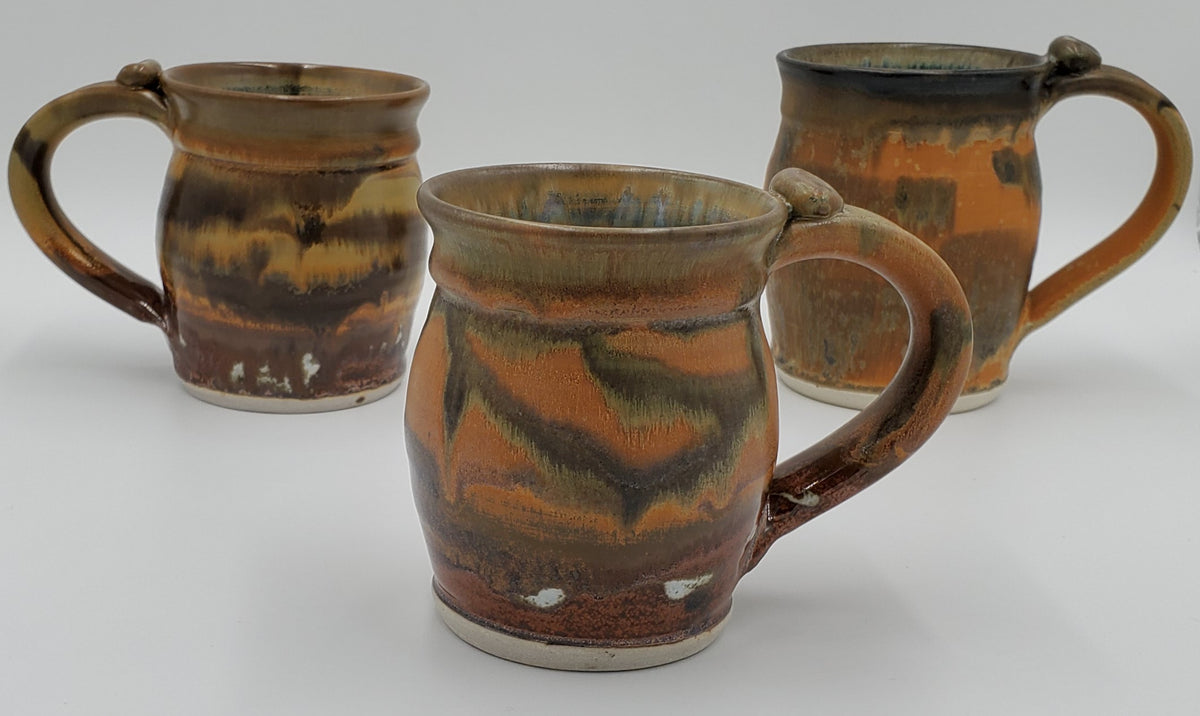 Hill Pottery Pumpkin Mug Many Hands Gallery