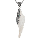 Necklace - Mother of Pearl Wing