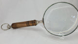 Nickel and Wood Magnifier