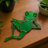 Frog Stained Glass