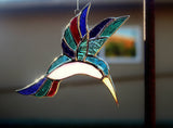 Hummingbird Stained Glass