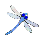 Stained Glass Dragonfly