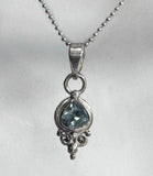 Blue Topaz Necklace