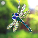 Small Dragonfly Stained Glass