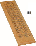 Classic Cribbage Set - Solid Wood 3 Track