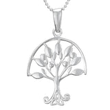 Sterling Silver Tree Necklace