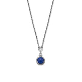 Reversible Lapis and Rainbow Moonstone Necklace