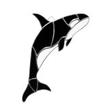 Orca Stained Glass