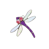 Small Dragonfly Stained Glass
