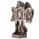 Armored Archangel Saint Michael Triptych
