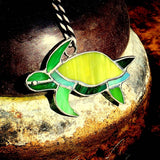 Small Turtle Stained Glass