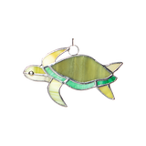 Small Turtle Stained Glass