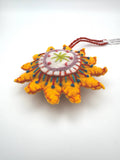 Embroidered Sun Ornaments