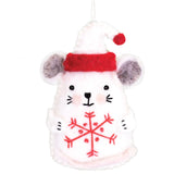 Snowflake Mouse Ornament
