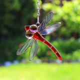 Small Dragonfly Stained Glass