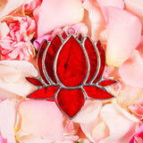 Small Lotus Stained Glass