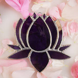 Small Lotus Stained Glass