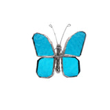 Small Butterfly Stained Glass
