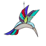 Hummingbird Stained Glass