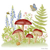 Flour Sack Towel - Mushrooms