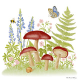 Flour Sack Towel - Mushrooms