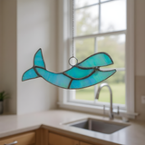 Whale Stained Glass