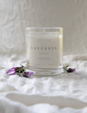 Lavender with Lavender and Amethyst Candle