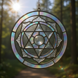Light Chakra Stained Glass