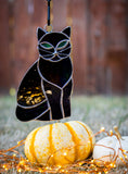 Small Cat Stained Glass