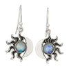 Moonstone Eclipse Earrings