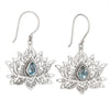 Blue Topaz Earrings