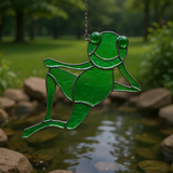 Frog Stained Glass