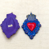 Ceramic Heart Milagro Ornament