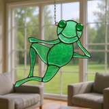 Frog Stained Glass