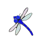 Small Dragonfly Stained Glass