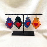 Ceramic Heart Milagro Ornament