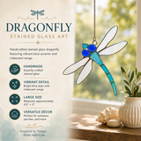 Stained Glass Dragonfly