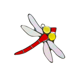 Small Dragonfly Stained Glass