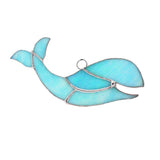 Large Whale Stained Glass