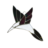 Large Beveled Hummingbird Stained Glass