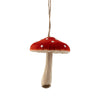 Velvet Mushroom Ornament