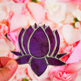 Small Lotus Stained Glass