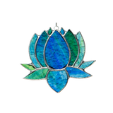 Small Lotus Stained Glass