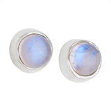 Moonstone Stud Earrings