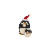 Felted Penguin Ornament